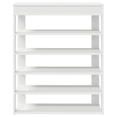 VidaXL Schoenenrek 80x30x98 cm bewerkt hout wit