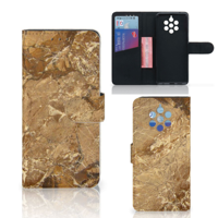 Nokia 9 PureView Bookcase Marmer Creme - thumbnail