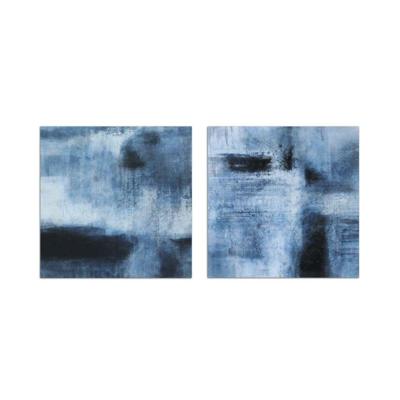 Schilderij DKD Home Decor Abstract Modern (80 x 2,8 x 80 cm) (2 Stuks)
