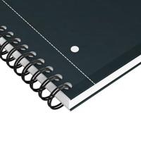 Spiraalblok Oxford International Notebook A4+ ruit 5X5mm zwart | 5 stuks - thumbnail
