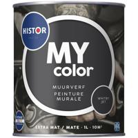 Histor MY color Muurverf Extra Mat - Whitby Jet - thumbnail