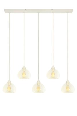 Light & Living 5-lichts hanglampBisho crème design 1040cm - 2982243
