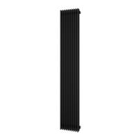 Handdoekradiator Aika Retta 1800 x 295 mm Black graphite - thumbnail