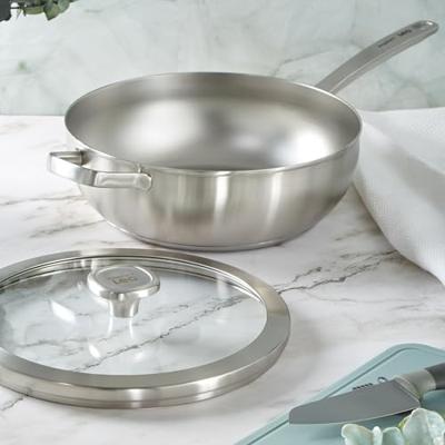 BergHOFF Wokpan met deksel 28cm Wokpan Grijs