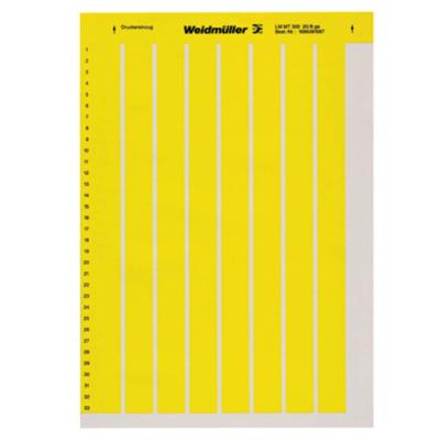 Weidmüller 1724141687 LM MT300 15X4,63 GE Labelprinter Montagemethode: Plakken Markeringsvlak: 15 x 463 mm Geel Aantal markeringen: 6270 10 stuk(s)