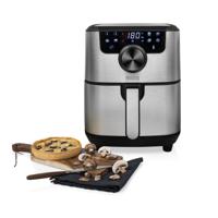 Princess 01.182037.01.001 Airfryer 4.5 l 1500 W Appbased, Timerfunctie Zwart, Zilver - thumbnail