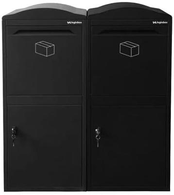 Pakketbrievenbus Logixbox Frontbox - zwart