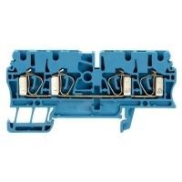 Weidmüller 1608580000-1 Doorgangsserieklem Spanveer Blauw 1 stuk(s) - thumbnail