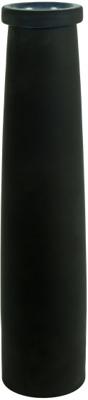 Countryfield vaas tube missy xl zwart 43,5 cm | 6 stuks