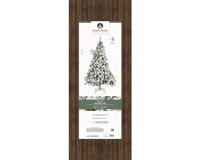 Kunstkerstboom Imperial pine snowy h240 cm dia 133 cm groen/wit Everlands - Everlands - thumbnail