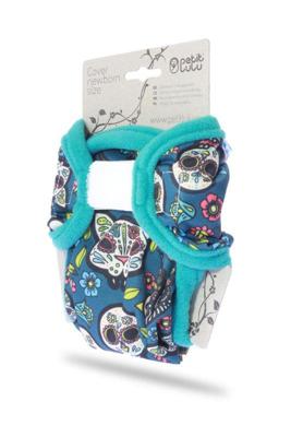 Petit Lulu Overbroekje Mexican Skulls - Newborn (2-6 kilo) - Klittenband Petit Lulu Overbroekje Mexican Skulls - Newborn (2-6 kilo) - Klittenband