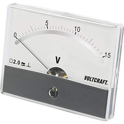 VOLTCRAFT AM-86X65/15V/DC AM-86X65/15V/DC Inbouwmeter AM-86X65/15V/DC Draaispoel