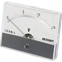 VOLTCRAFT AM-86X65/15V/DC AM-86X65/15V/DC Inbouwmeter AM-86X65/15V/DC Draaispoel - thumbnail