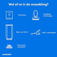 Mixer Nutribullet NBP013GR Groen - thumbnail