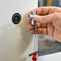 Knipex 00 11 02 Schakelkastsleutel Meerdere kleuren 1 stuk(s) - thumbnail