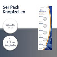 MediaRange Lithium knoopcellen, CR1220|3V, 5-pack - thumbnail