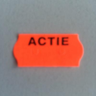 Etiket 2612 fluor rood perm ACTIE Etiket 2612 fluor rood perm ACTIE