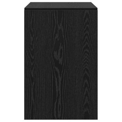 Bureau Zwart eiken 100 x 50 x 76 cm Bewerkt hout