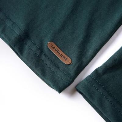 VidaXL Kindershirt met lange mouwen 116 donkergroen
