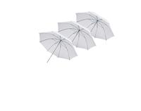 BRESSER SU-43 Paraplu wit diffuus 110 cm - 3 stuks - thumbnail