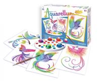 Aquarel schilderij - SENTOSPHERE - Aquarellum Junior - Paradijsvogels - 5 kleuren - Omlijnd op perkamentpapier - Vanaf 6 jaar - thumbnail