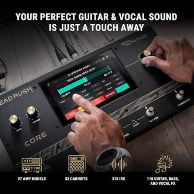 HeadRush Core - Guitar FX / Amp Modeler / Vocal Processor met Antares Auto-Tune