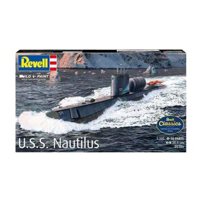 Revell modelbouwpakket - u.s.s. nautilus 1:305 - 30dlg. Revell modelbouwpakket - u.s.s. nautilus 1:305 - 30dlg.