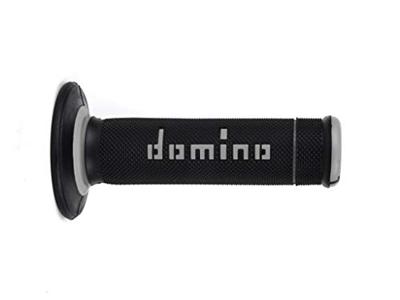 Domino rubber handvat "a190 rubber grip a190 bw/gr 118mm closed