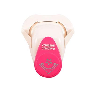 Vaessen Creative • hoekpons madeliefje met sierrand 2x2cm