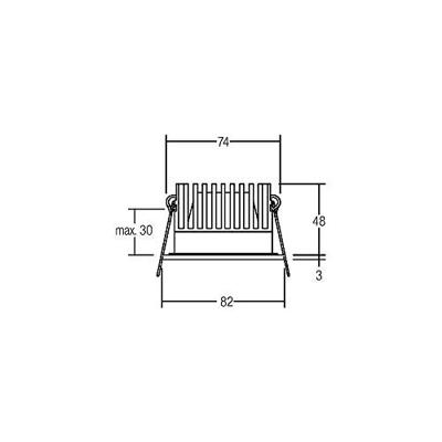 Brumberg 12116073 12116073 LED-inbouwlamp LED 12 W Wit Brumberg 12116073 12116073 LED-inbouwlamp LED 12 W Wit