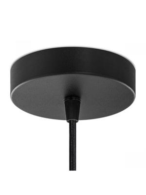 Light depot - plafondkap metaal - zwart - Outlet