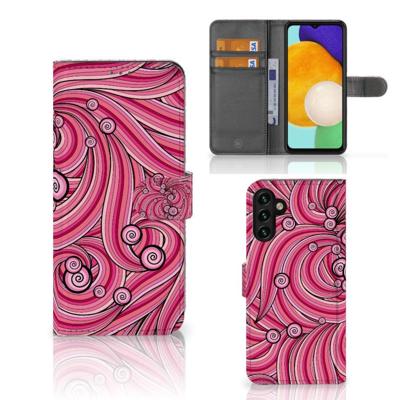 Samsung Galaxy A04s | Samsung Galaxy A13 5G Hoesje Swirl Pink Samsung Galaxy A04s | Samsung Galaxy A13 5G Hoesje Swirl Pink