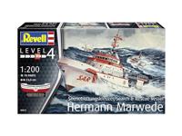 Revell 05812 Seenotkreuzer Hermann Marwede Boot (bouwpakket) 1:200 - thumbnail