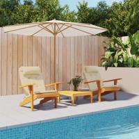 Stoelkussens 2 st Adirondack oxford stof beige - thumbnail