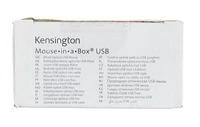 Muis Kensington Mouse-in-a Box Zwart 800 dpi Muis Kensington Mouse-in-a Box Zwart 800 dpi
