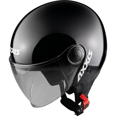 Axxis Helm square solid glans zwart xl