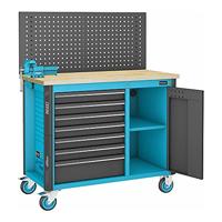 HAZET Werkbank - rijdend - Assistent 179NW - enkel 179NW-8 - L x B x H: 1150 mm x 600 mm x 964 mm - Laden, ondiep: 8 x 81 x 522 x 398 mm - thumbnail