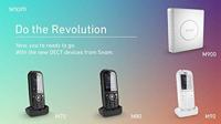 Snom M900 IP DECT multi-cell basisstation (tot 4000 basisstations, tot 16000 handsets, tot 8 Gelijktijdige gesprekken per basisstation, PoE), Wit, 00004426 - thumbnail