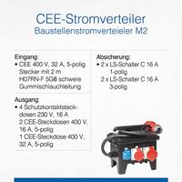 AS Schwabe M2 60552 CEE-stroomverdeler 400 V 32 A - thumbnail