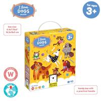 Banana Panda - ik hou van honden puzzel - 60st. - thumbnail