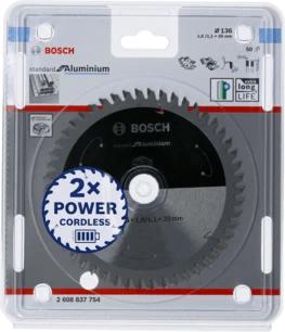 Bosch Accessories Bosch Power Tools 2608837754 Cirkelzaagblad 136 x 20 mm Aantal tanden: 50 1 stuk(s)