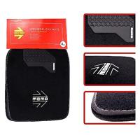 Vloermattenset voor auto Momo 015 Wit/Zwart 4 uds - thumbnail