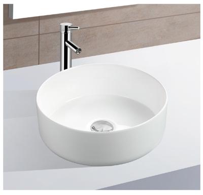 Waskom BWS Opbouw Keramiek Rond 36x36x12 cm Wit