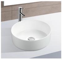 Waskom BWS Opbouw Keramiek Rond 36x36x12 cm Wit - thumbnail