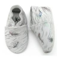 Stabifoot Babysoft babyslofjes grijs veertjes-2XL - thumbnail