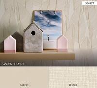 Noordwand behang couleurs & matières wicker natural beige gebroken wit - thumbnail