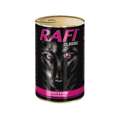 Dolina Noteci Rafi Classic met kalkoen en wortelen - nat hondenvoer - 1240g