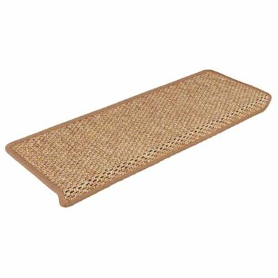 Trapmatten zelfklevend 15 st sisal-look 65x21x4 cm oranje - thumbnail