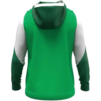 JAKO 6770 Sweater Met Kap Dynamic - Groen/Wit/Donkergroen - L