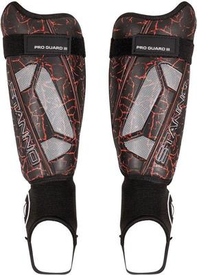 Stanno Pro Guard II Scheenbeschermers Zwart Rood Wit